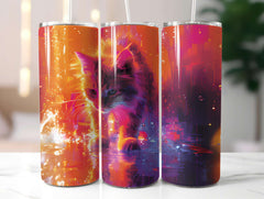 Cats Summer 2 Tumbler Wrap - CraftNest - Digital Crafting and Art