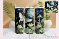 Luna Moth Tumbler Wrap Bundle - CraftNest - Digital Crafting and Art