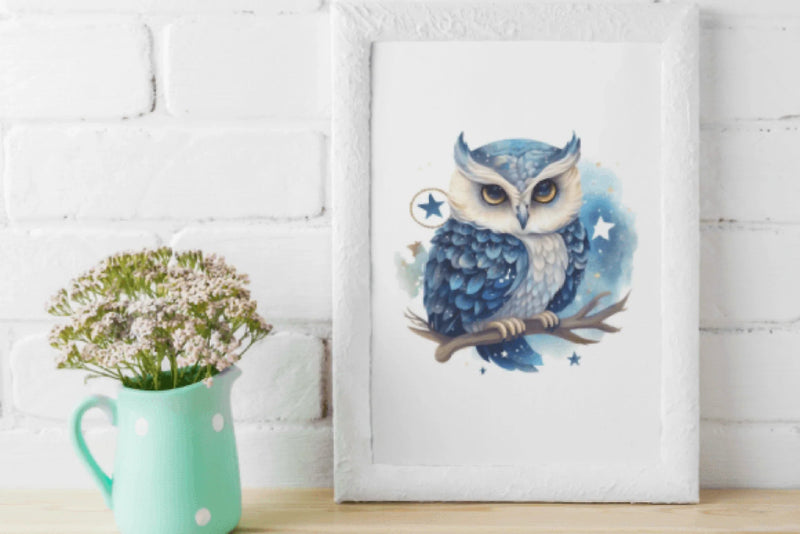 Celestial Owl Illustrations Clipart Bundle - CraftNest - Digital Crafting and Art