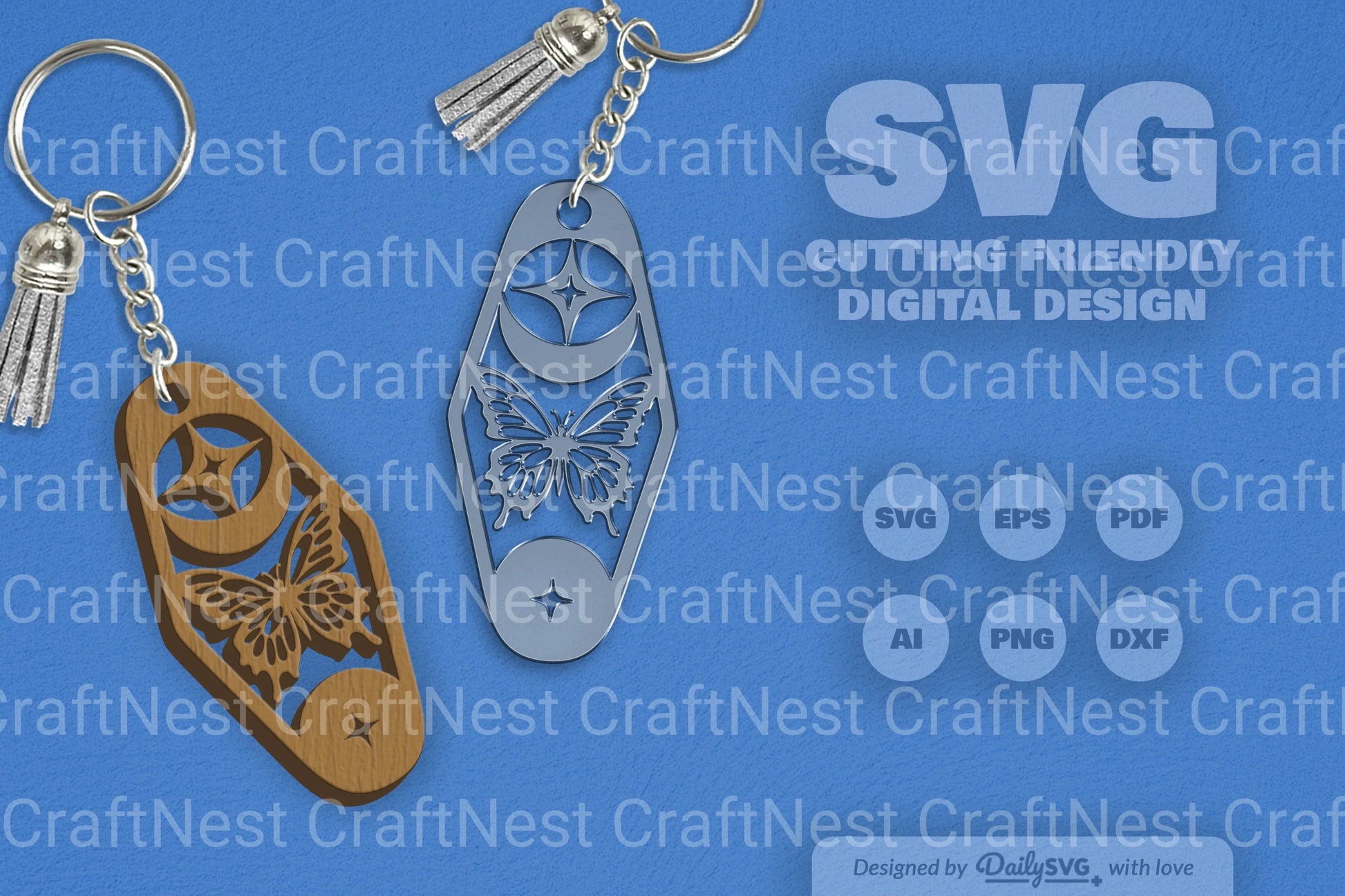 Celestial Butterfly Motel SVG Bundle 6 - CraftNest - Digital Crafting and Art