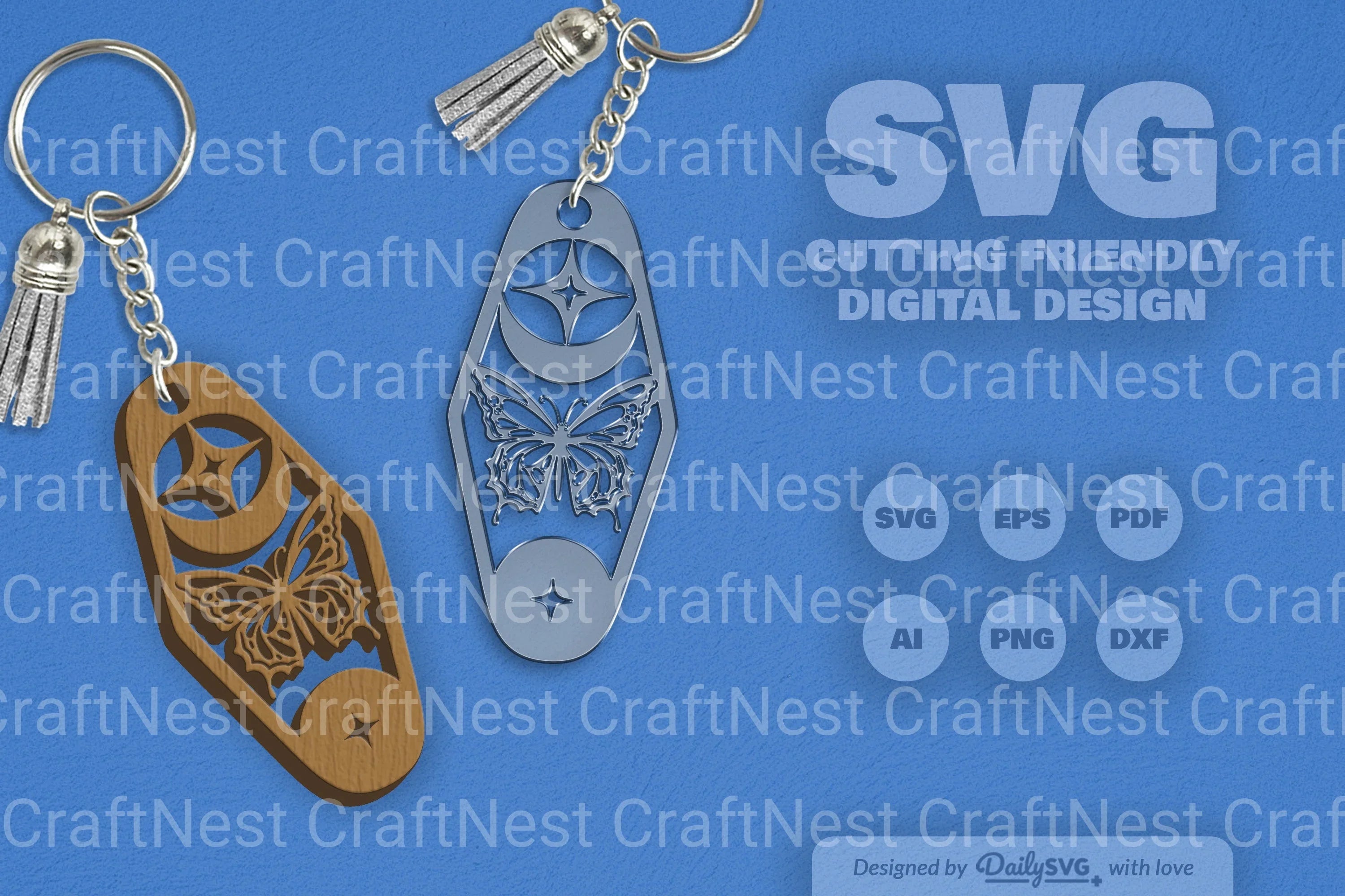 Celestial Butterfly Motel SVG Bundle