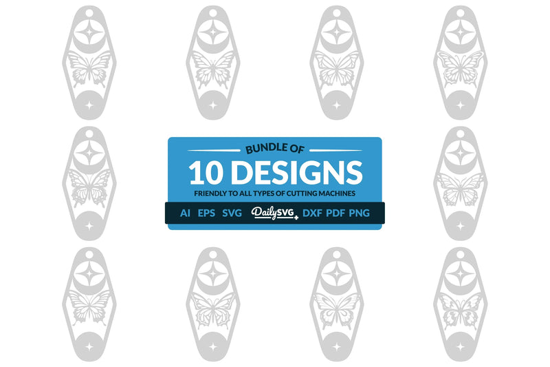 Celestial Butterfly Motel Clipart Daily SVG Bundles - CraftNest - Digital Crafting and Art