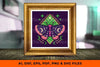 Celestial Moth 3D Shadow Box SVG Bundle
