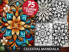 Celestial Mandala Coloring Books - CraftNest