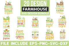 Farmhouse Design Bundle - CraftNest - Digital Crafting and Art
