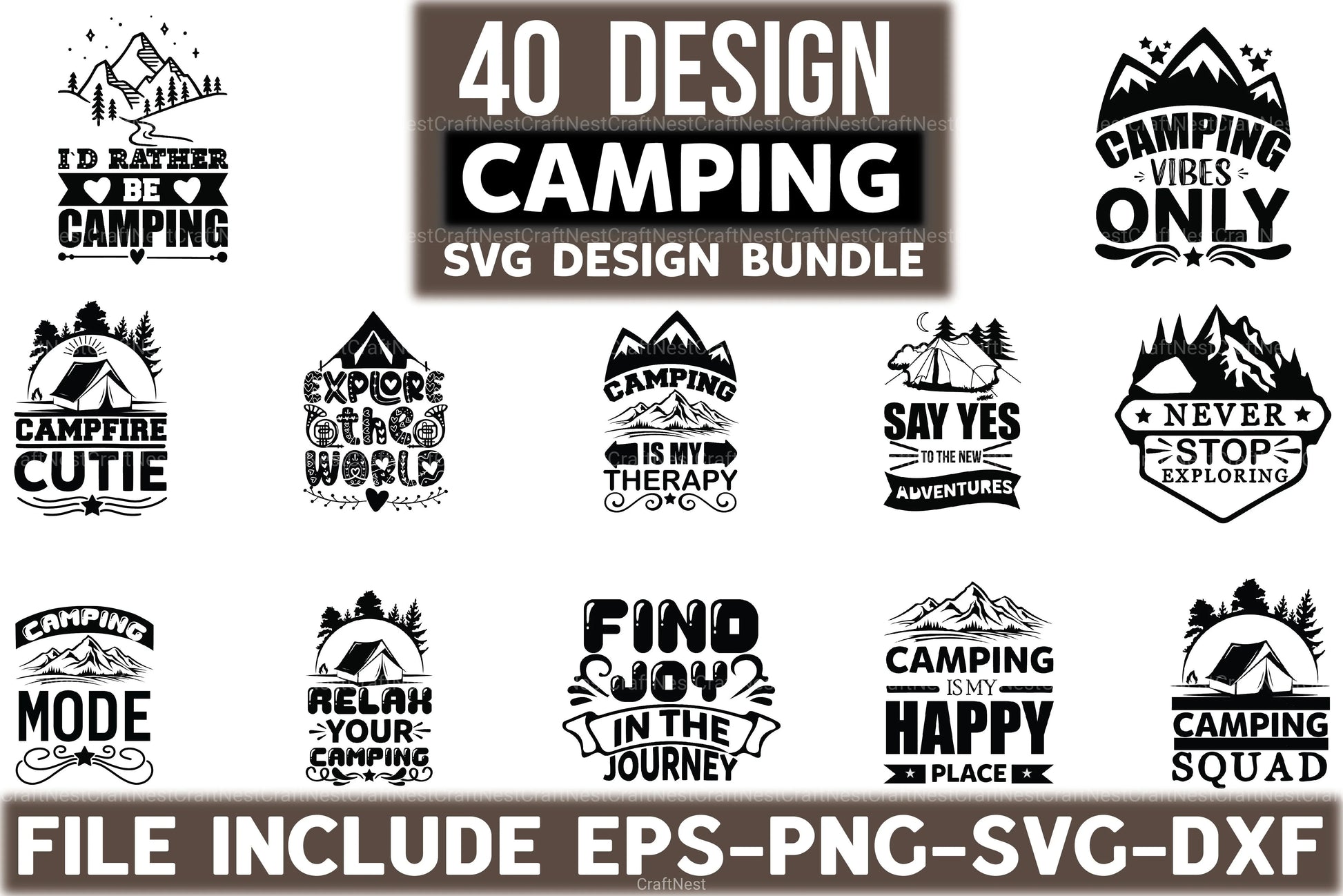 Campibg Bundle - CraftNest - Digital Crafting and Art