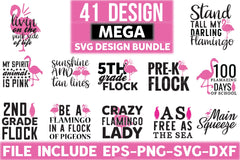 Flamingo Design Bundle - CraftNest - Digital Crafting and Art