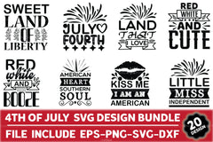 4th of July Design Bundle - CraftNest - Digital Crafting and Art