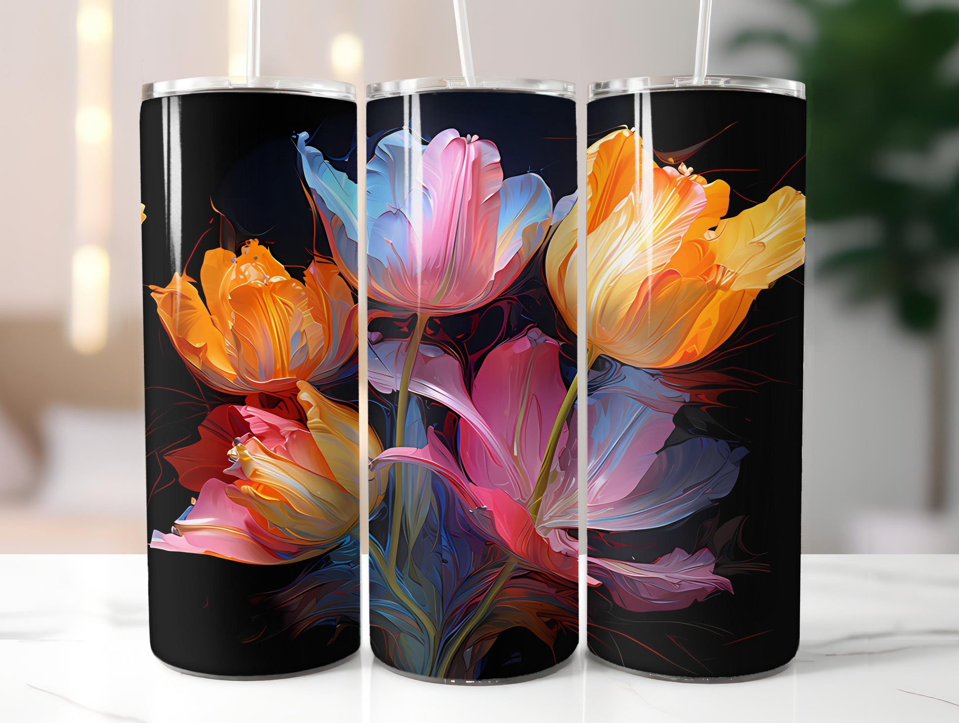 Chalkboard Spring 5 Tumbler Wrap - CraftNest