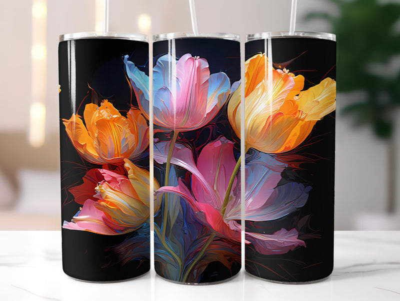 Chalkboard Spring 5 Tumbler Wrap - CraftNest