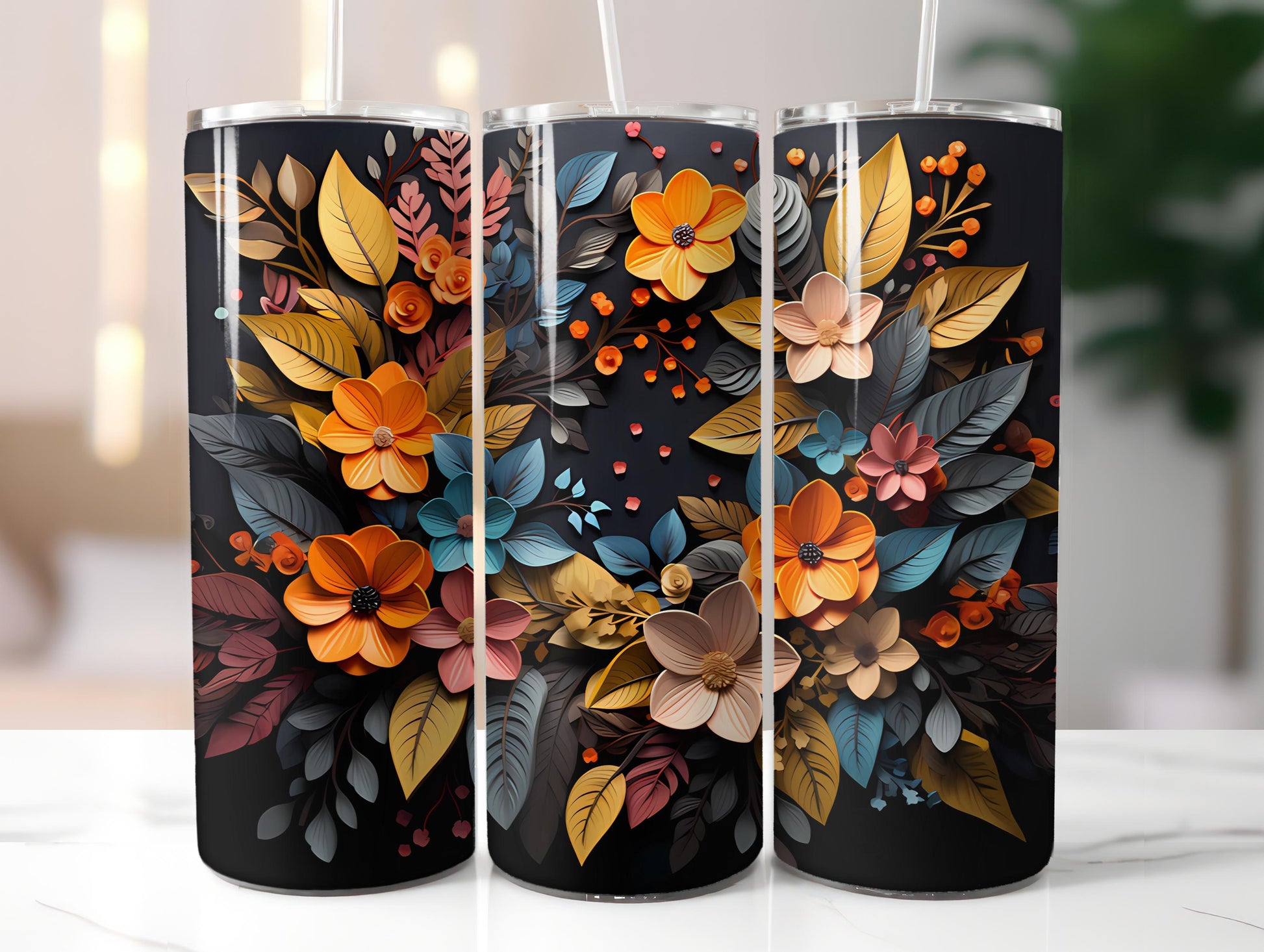 Chalkboard Spring 2 Tumbler Wrap - CraftNest
