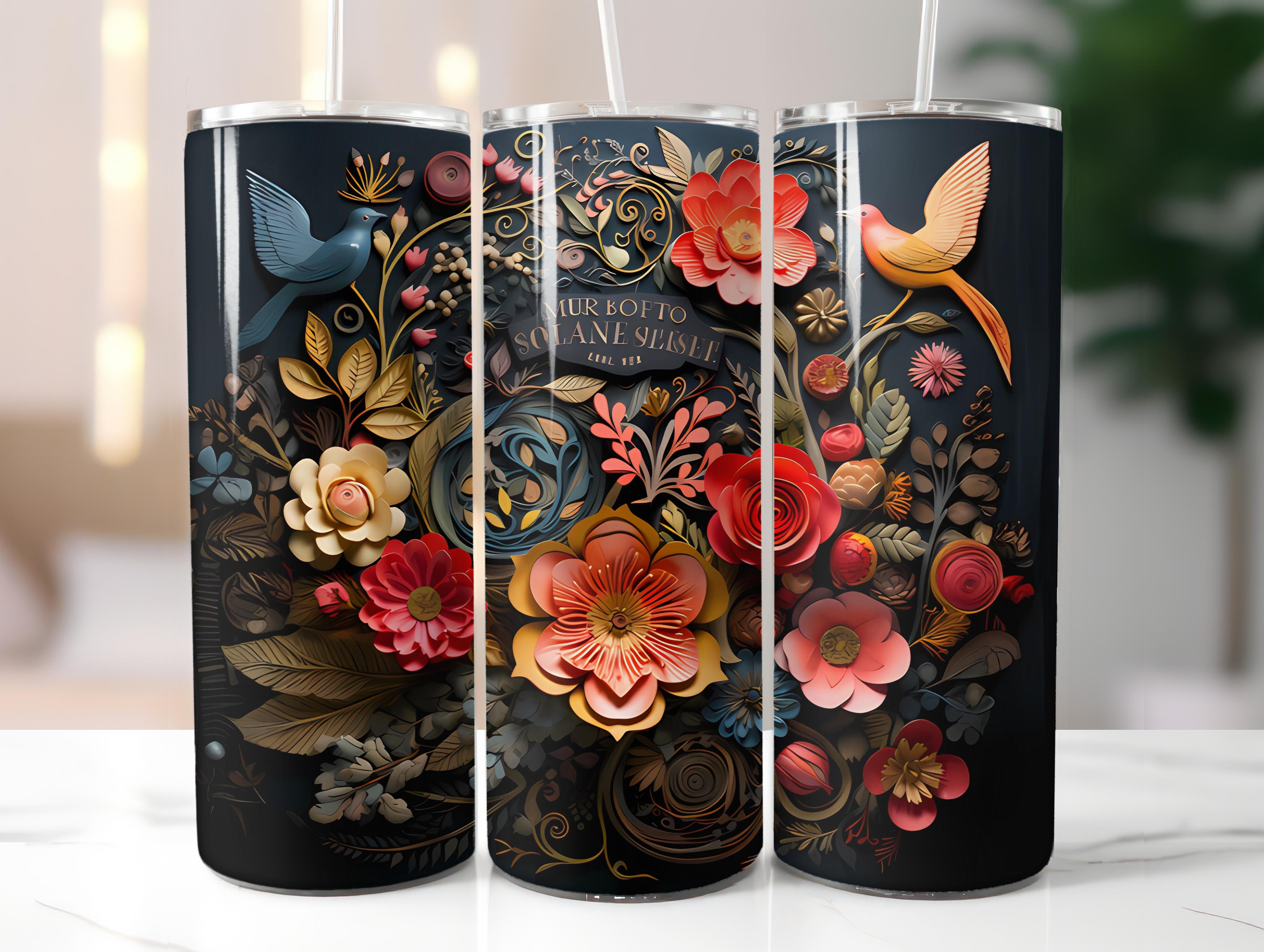 Chalkboard Spring 3 Tumbler Wrap - CraftNest
