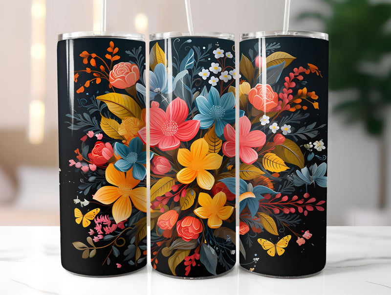 Chalkboard Spring 3 Tumbler Wrap - CraftNest