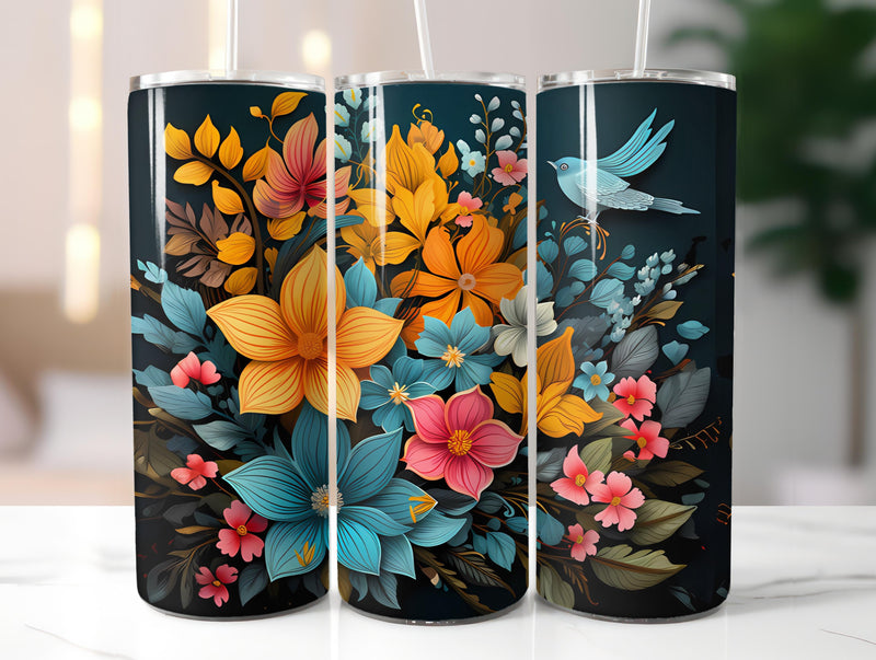 Chalkboard Spring 5 Tumbler Wrap - CraftNest