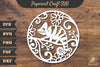 Chameleon Papercut Craft SVG Bundle