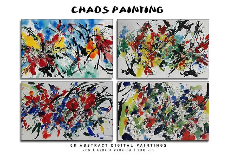 Chaos Paintings - Wall Art - CraftNest - Digital Crafting and Art