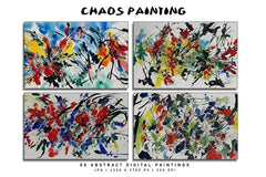 Chaos Paintings - Wall Art - CraftNest - Digital Crafting and Art