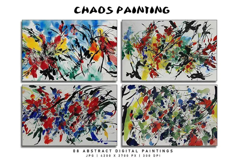 Chaos Paintings - Wall Art - CraftNest - Digital Crafting and Art