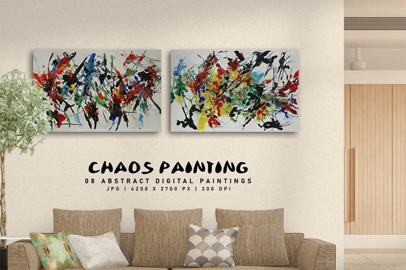 Chaos Paintings - Wall Art - CraftNest - Digital Crafting and Art
