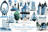 Chateau Vintage Doodles Clipart Bundle