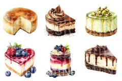 Cheesecake Clipart Bundle - CraftNest - Digital Crafting and Art