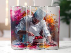 Chef Profession 3 Tumbler Wrap - CraftNest - Digital Crafting and Art