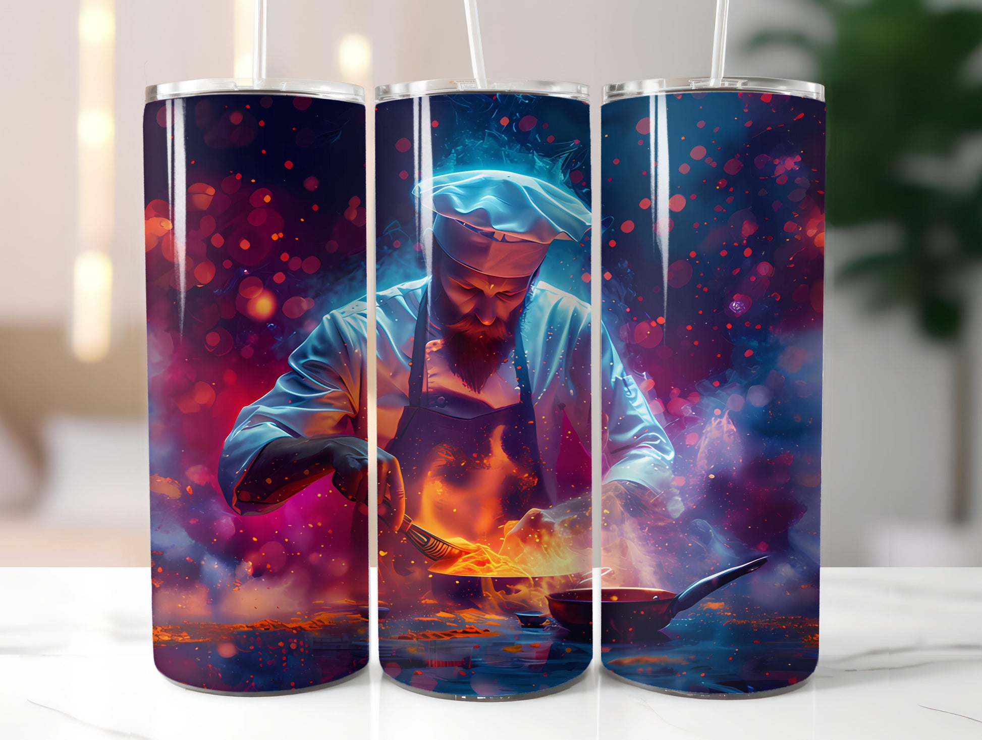Chef Profession 4 Tumbler Wrap - CraftNest - Digital Crafting and Art