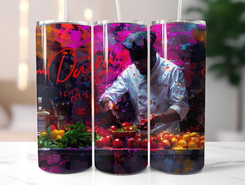 Chef Profession 2 Tumbler Wrap - CraftNest - Digital Crafting and Art
