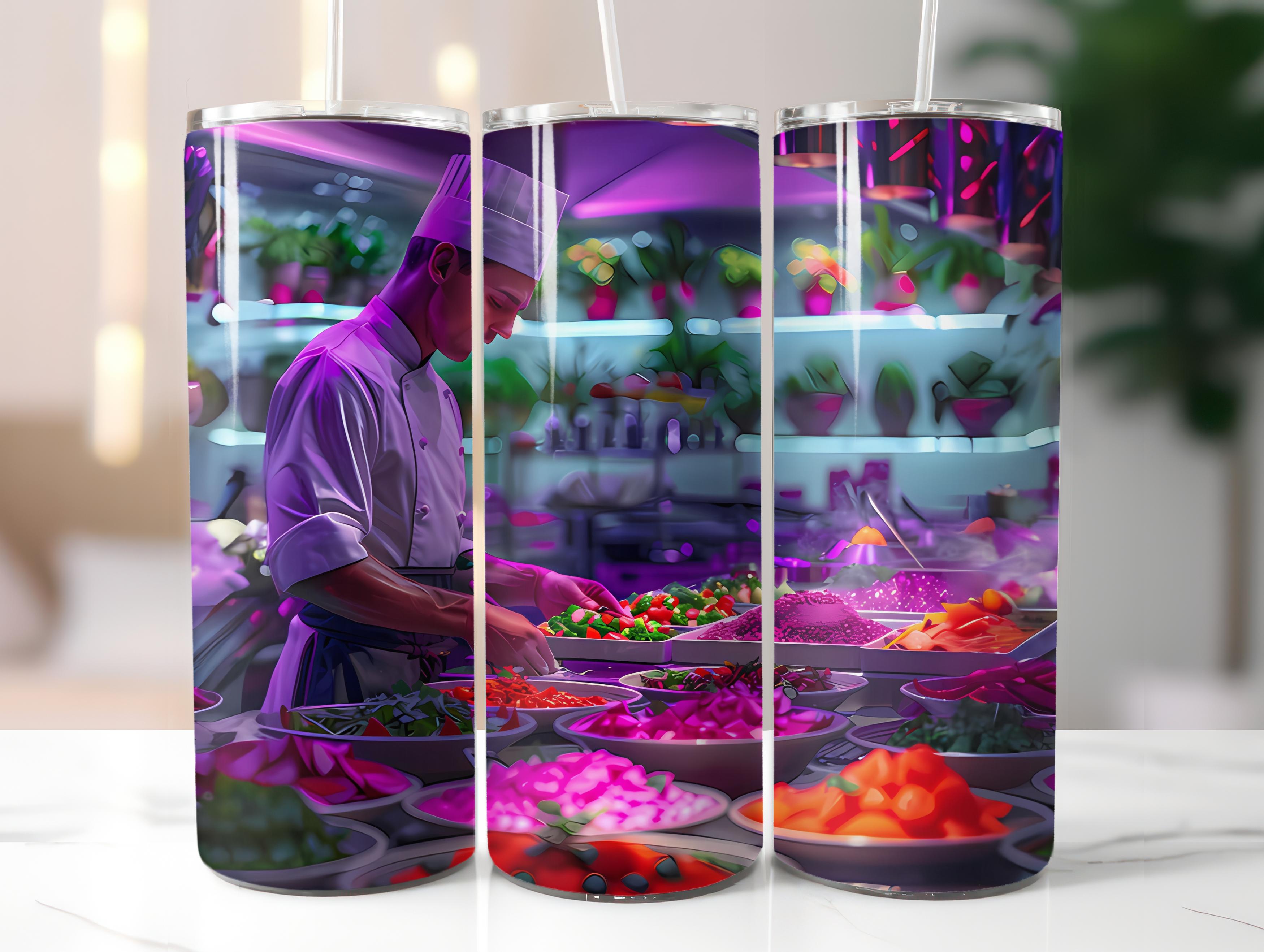 Chef Profession 3 Tumbler Wrap - CraftNest - Digital Crafting and Art