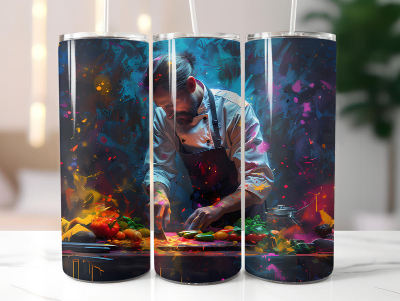 Chef Profession 1 Tumbler Wrap - CraftNest - Digital Crafting and Art