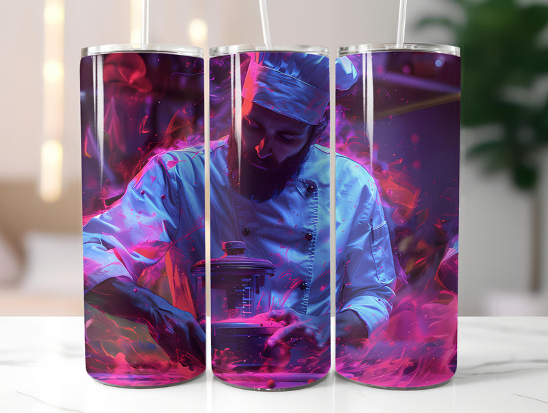 Chef Profession 3 Tumbler Wrap - CraftNest - Digital Crafting and Art