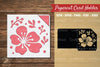 Cherry Blossom Papercut Card Holder Clipart Bundle
