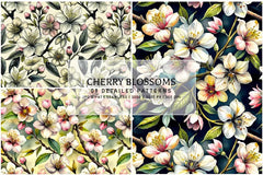 Cherry Blossoms - Floral - CraftNest - Digital Crafting and Art