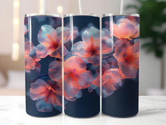 Cherry Blossoms Flowers Tumbler Wrap - CraftNest - Digital Crafting and Art