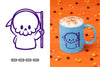 Chibi Grim Reaper Halloween Clipart Bundle