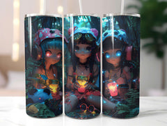 Chibi Summer 2 Tumbler Wrap - CraftNest - Digital Crafting and Art
