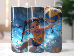 Chibi Summer 4 Tumbler Wrap - CraftNest - Digital Crafting and Art