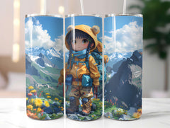 Chibi Summer 3 Tumbler Wrap - CraftNest - Digital Crafting and Art