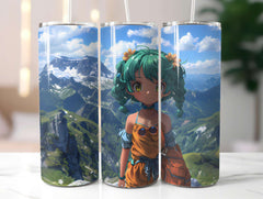 Chibi Summer 4 Tumbler Wrap - CraftNest - Digital Crafting and Art