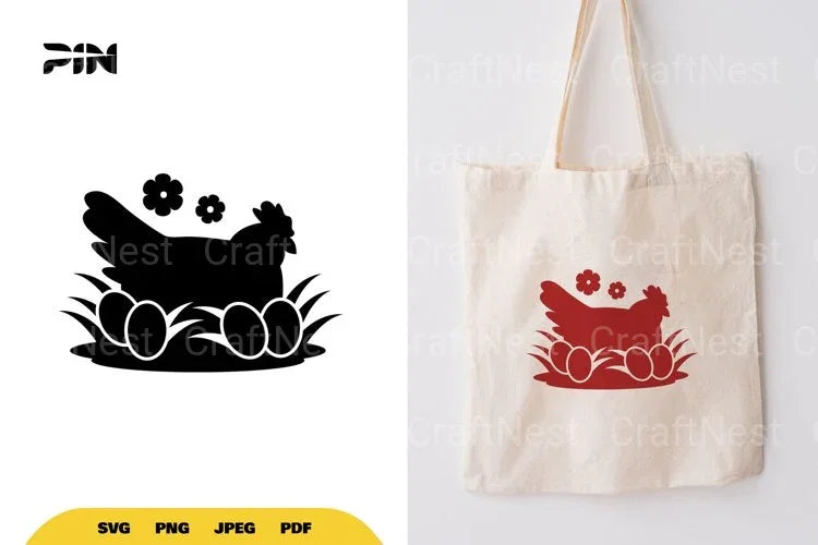 Chicken SVG Bundle - CraftNest - Digital Crafting and Art