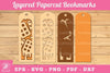 Chocolate Papercut Bookmark SVG Bundle
