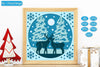 Christmas 3D Shadow Box Layered Papercut SVG Bundle