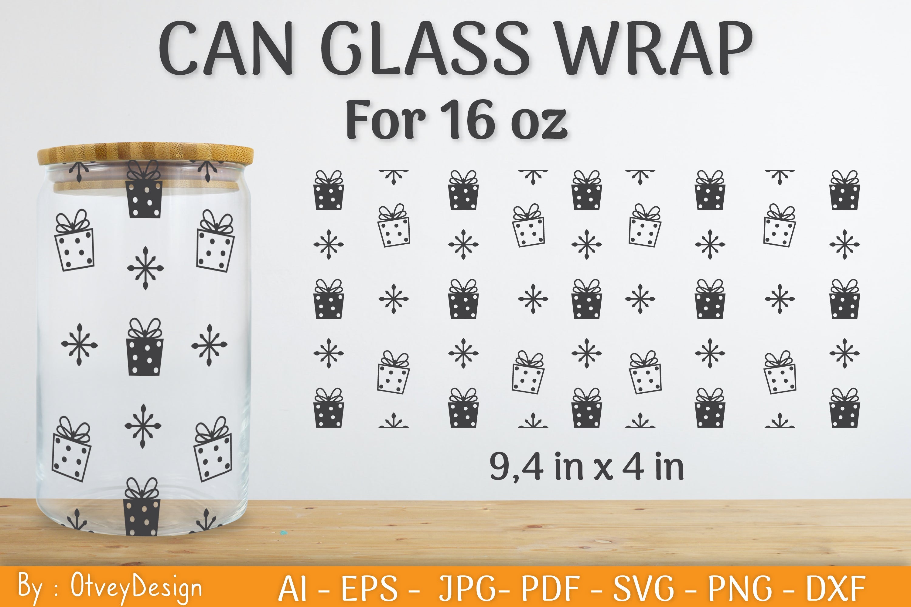 Christmas Beer Can Glass 16 OZ SVG Bundle