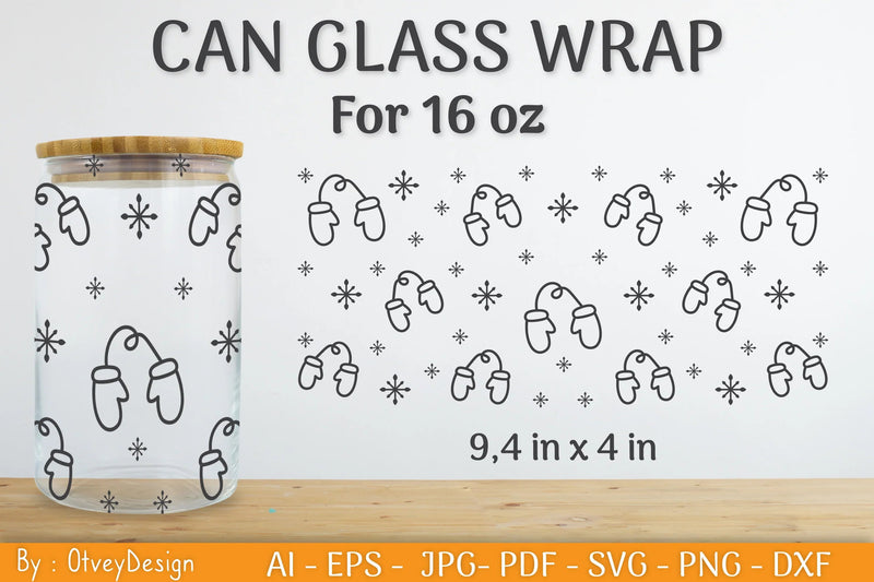Christmas Beer Can Glass SVG Bundle - CraftNest - Digital Crafting and Art