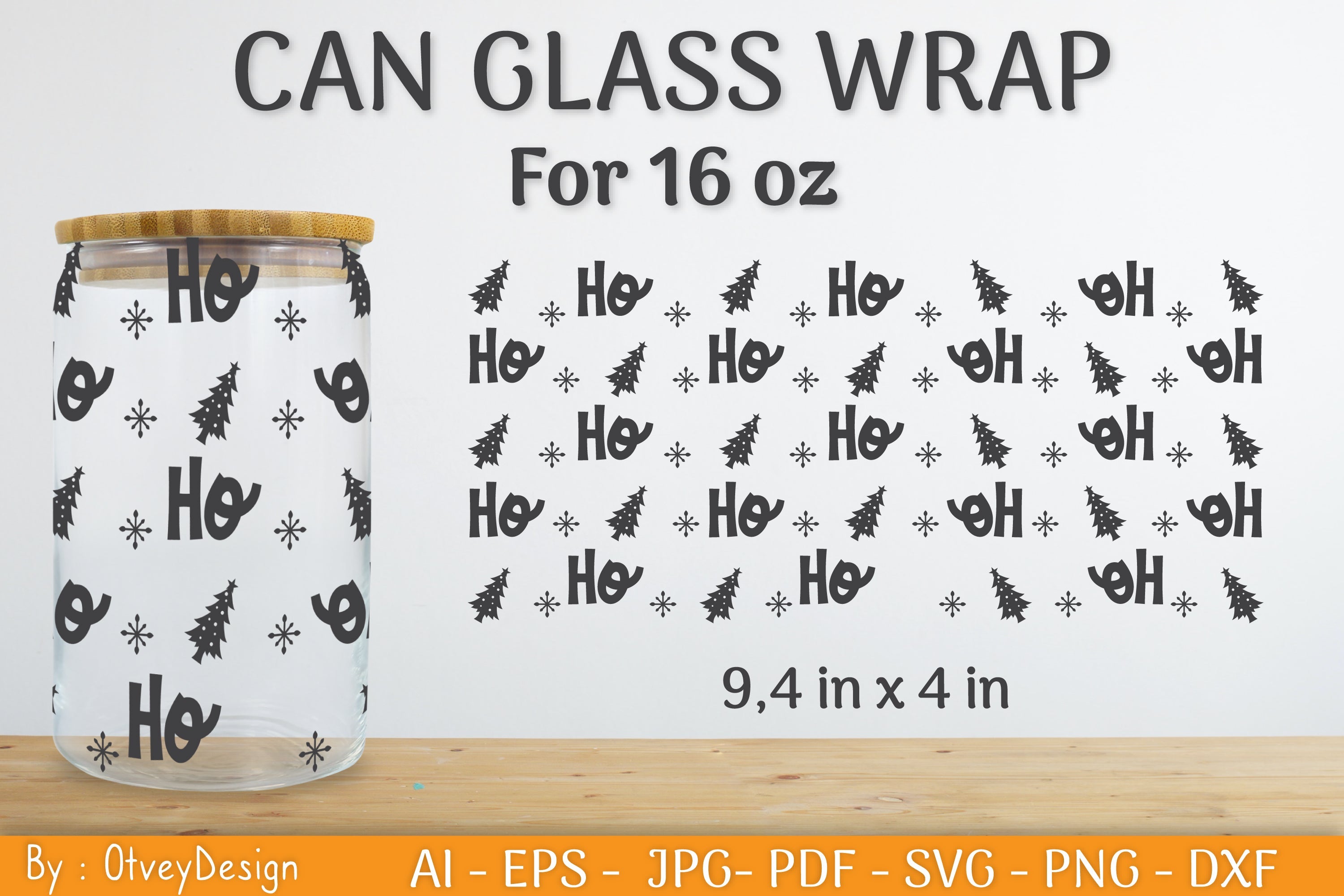 Christmas Beer Can Glass SVG Bundle