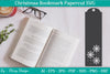 Christmas Bookmarks Paper Cut SVG Bundle