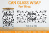 Christmas Can Glass 16 OZ SVG Bundle