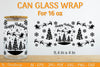 Christmas Can Glass 16 OZ SVG Bundle