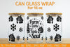Christmas Can Glass 16 OZ SVG Bundle