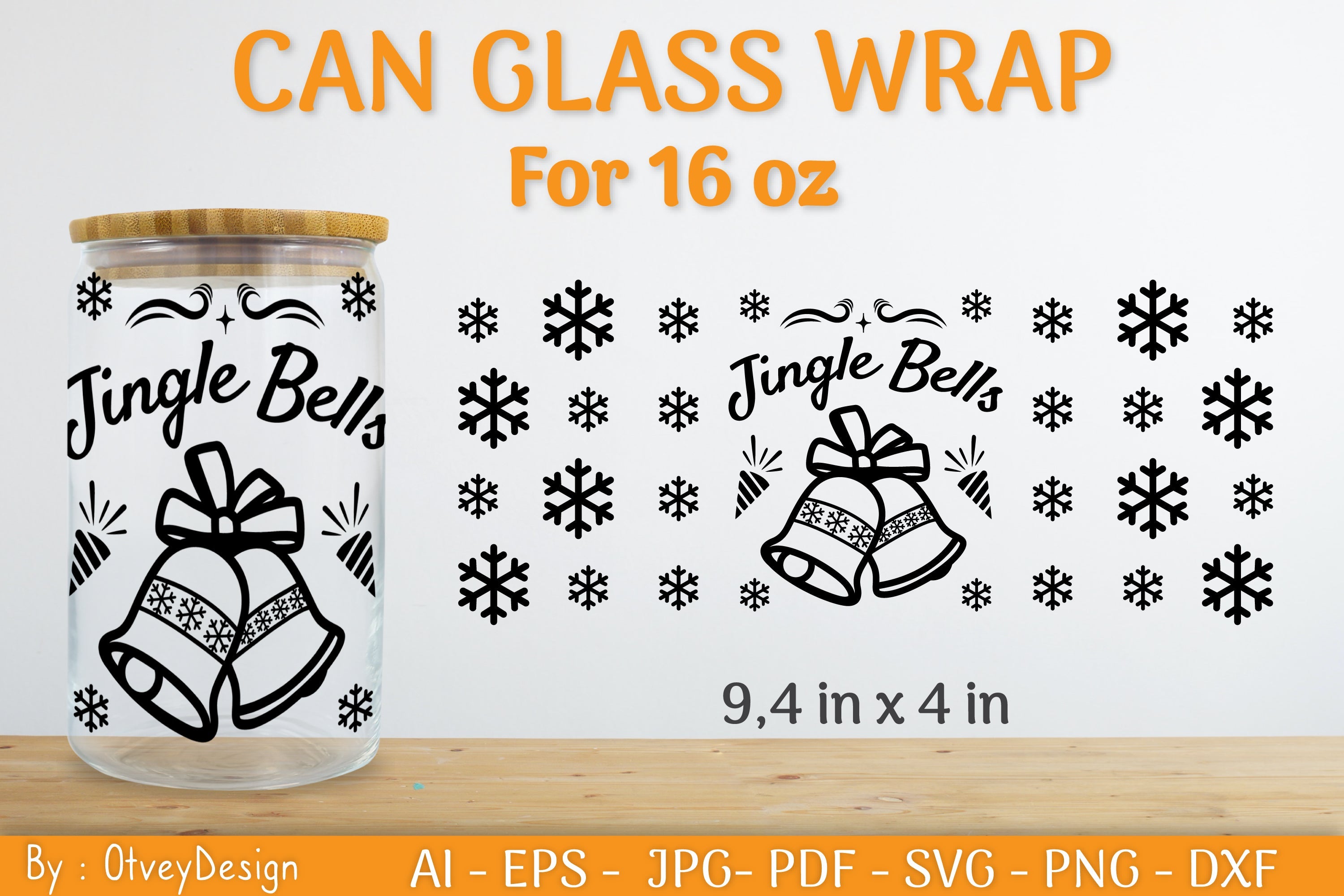 Christmas Can Glass 16 OZ SVG Bundle 37 - CraftNest - Digital Crafting and Art